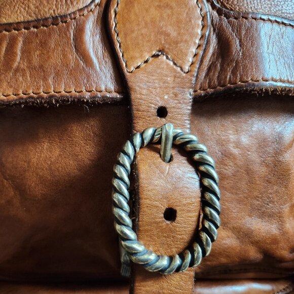 NWT Campomaggi Ardesia Backpack OR Shoulder Bag Cognac READ - Picture 6 of 10